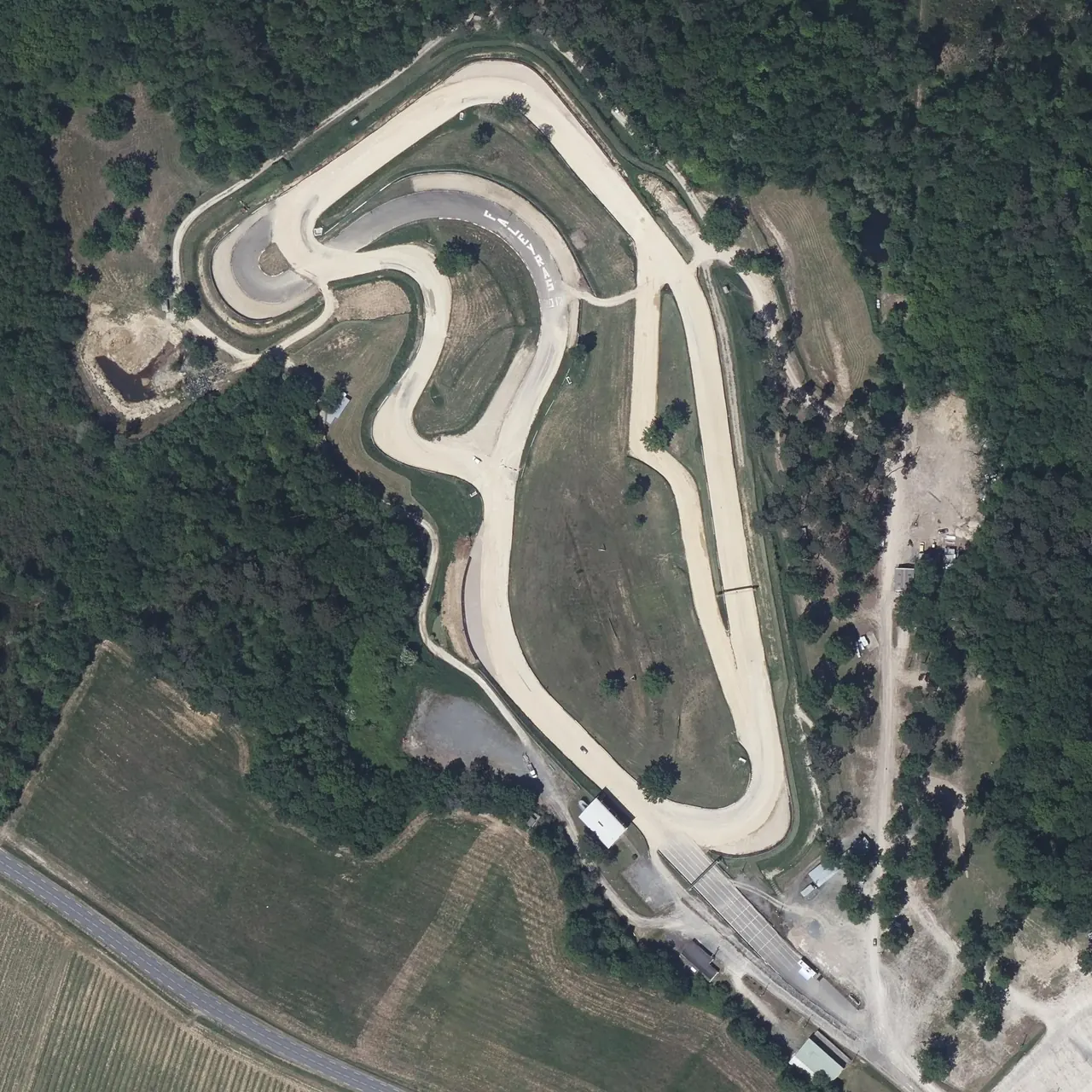 IGN aerial photograph of Faleyras